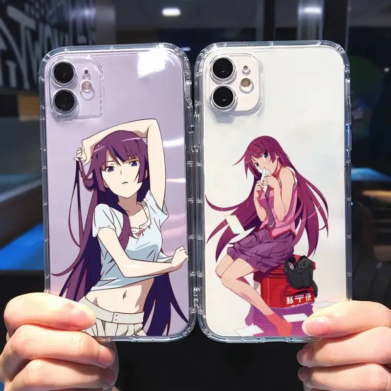 Monogatari anime Phone Case Transparent soft For iphone 5 6 7 8 11 12 s c se plus mini x xs xr pro max cover Clear mobile bag 
Monogatari anime Phone Case Transparent soft For iphone 5 6 7 8 11 12 s c se plus mini x xs xr pro max cover Clear mobile bag