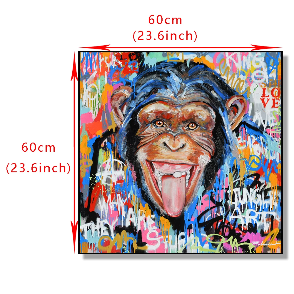 Monkey Orangutan Street Graffiti Poster Canvas Painting Print Cuadros Art Decoration Mural Home Living Room Wall Decor No Fram
Monkey Orangutan Street Graffiti Poster Canvas Painting Print Cuadros Art Decoration Mural Home Living Room Wall Decor No Fram