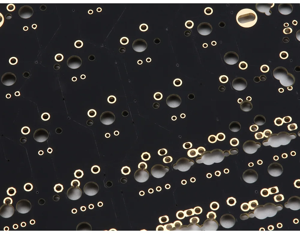 KBDFANS DZ60 PCB паяльная печатная плата 61 64 клавиши механическая клавиатура QMK