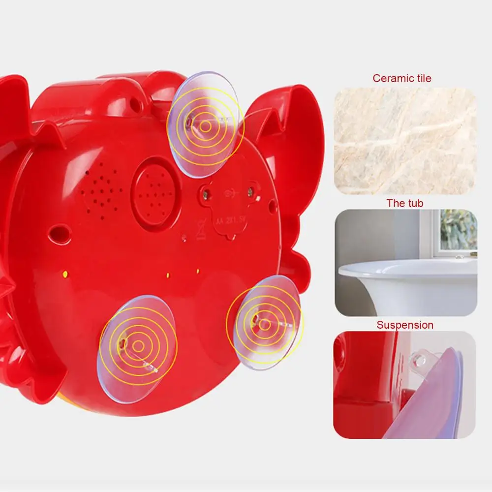 Crabs Bubble Machine Music Baby Bath Toy Bathtub Soap Machine Automatic Bubble Maker Baby Bathroom Funny Toy for Children
Crabs Bubble Machine Music Baby Bath Toy Bathtub Soap Machine Automatic Bubble Maker Baby Bathroom Funny Toy for Children