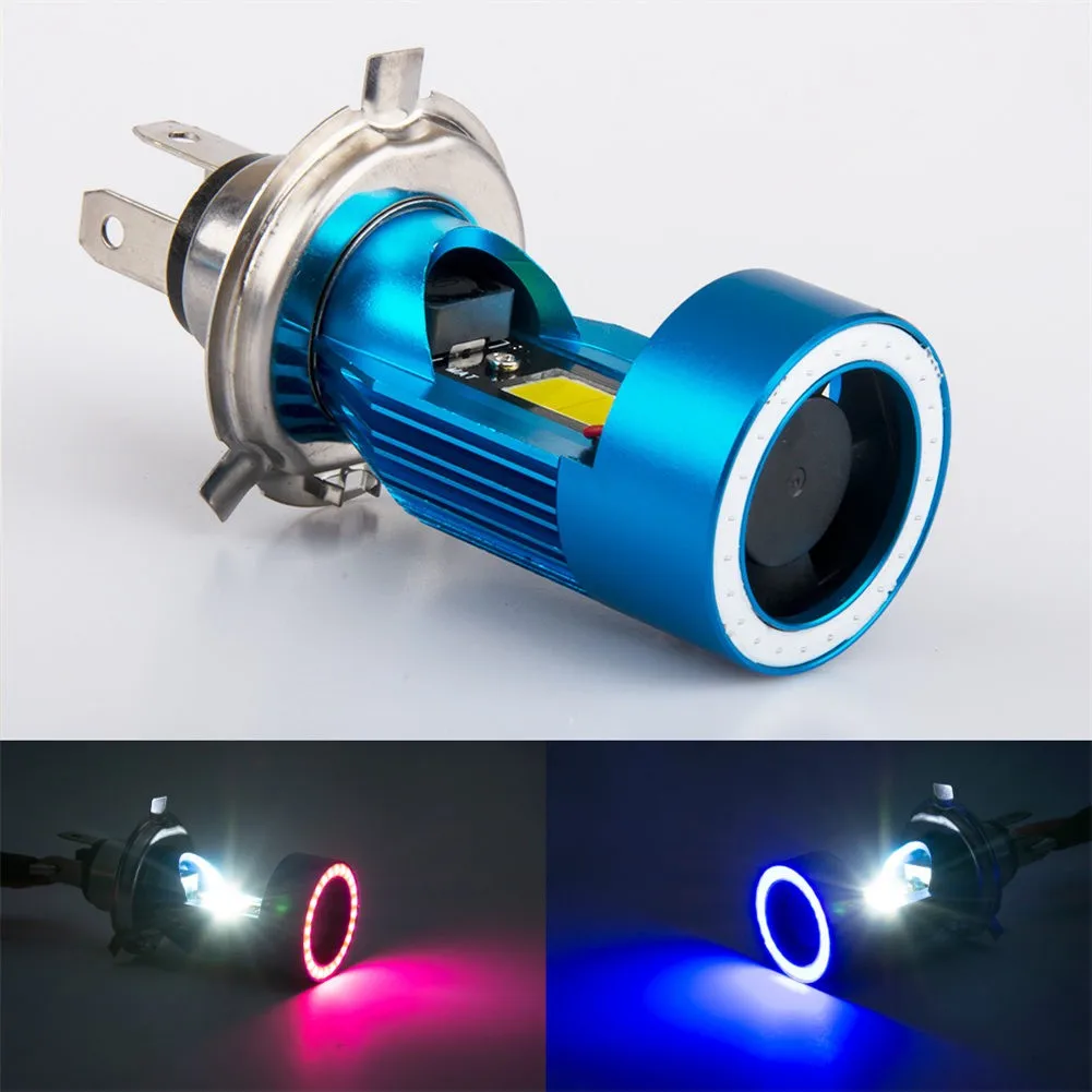 1PCS Motorcycle Headlight 6000K H4 Motorcycle LED Headlights Bulbs Angel Eye High / Low Headlight 12-80V
1PCS Motorcycle Headlight 6000K H4 Motorcycle LED Headlights Bulbs Angel Eye High / Low Headlight 12-80V