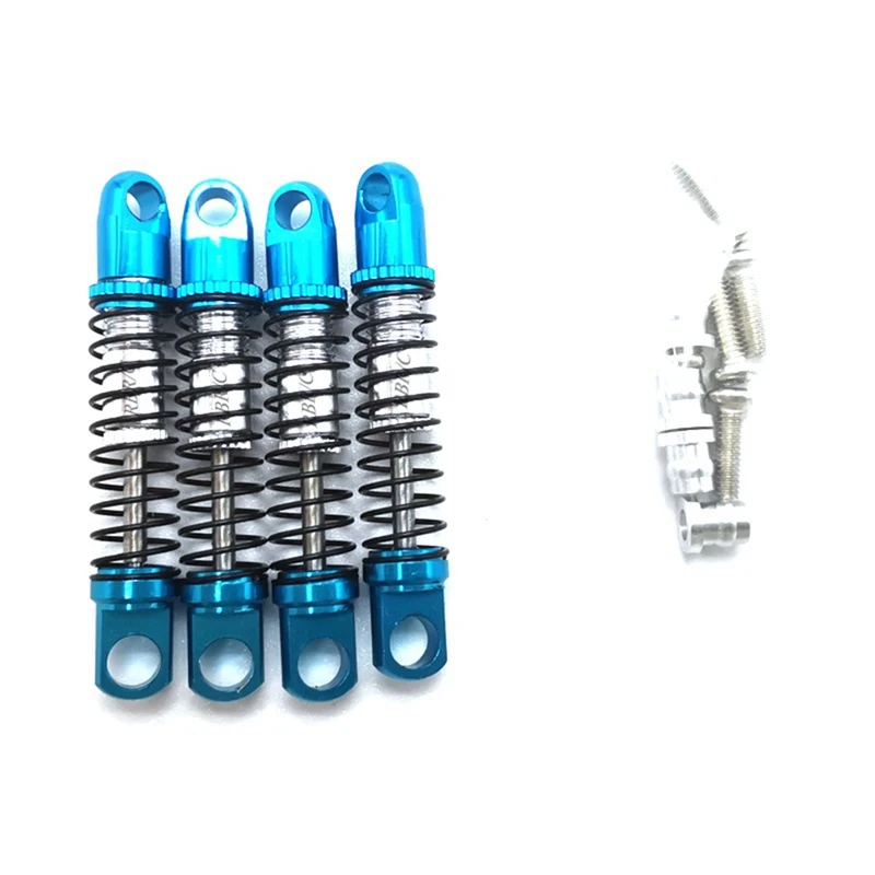 2 Set RC Car Part: 1 Set Metal Shock Absorber Damper Blue & 1 Set Metal Side Cleat Pedal Sliders Black
2 Set RC Car Part: 1 Set Metal Shock Absorber Damper Blue & 1 Set Metal Side Cleat Pedal Sliders Black