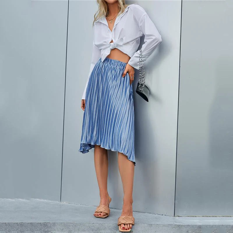 New Women Skirt Pleated All-Match Office Women's Skirts Chic Midi Skirt Aesthetic High Waist Skirt Hip Vintage Female Clothing
New Women Skirt Pleated All-Match Office Women's Skirts Chic Midi Skirt Aesthetic High Waist Skirt Hip Vintage Female Clothing