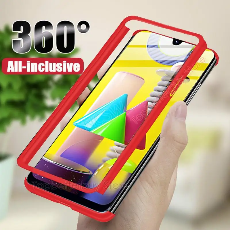 360 Полное покрытие чехол для телефона Samsung Galaxy A11 A31 A41 A51 A71 A81 A21S A20E A20 A30 A40 A50 A60 A70