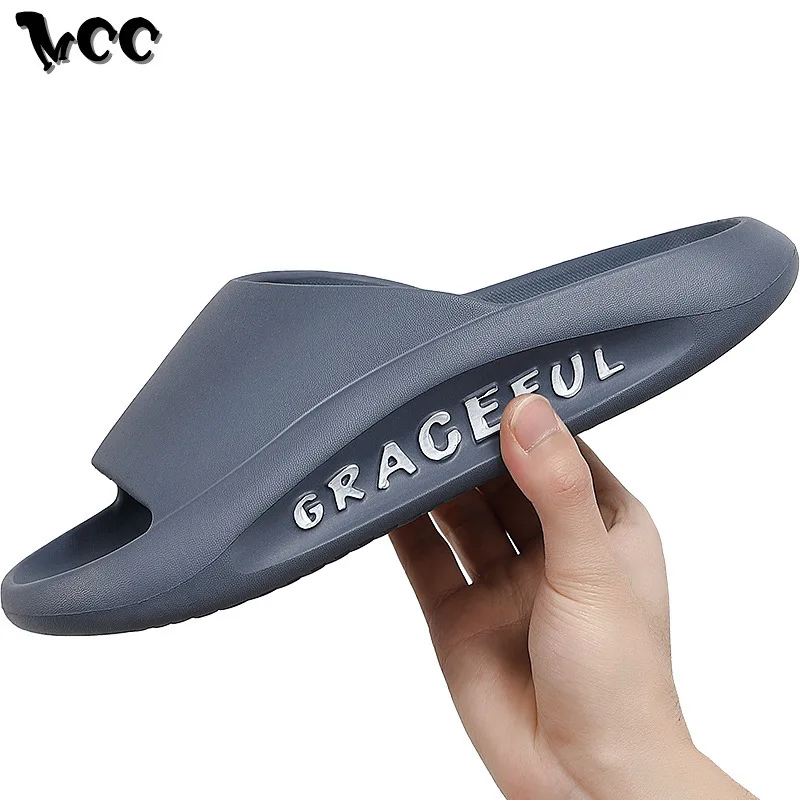 New Men Slippers Summer Soft Slide Platform Slippers Fashion Men Slippers Letter Decor Height Increasing Outdoor Beach Slippers
New Men Slippers Summer Soft Slide Platform Slippers Fashion Men Slippers Letter Decor Height Increasing Outdoor Beach Slippers