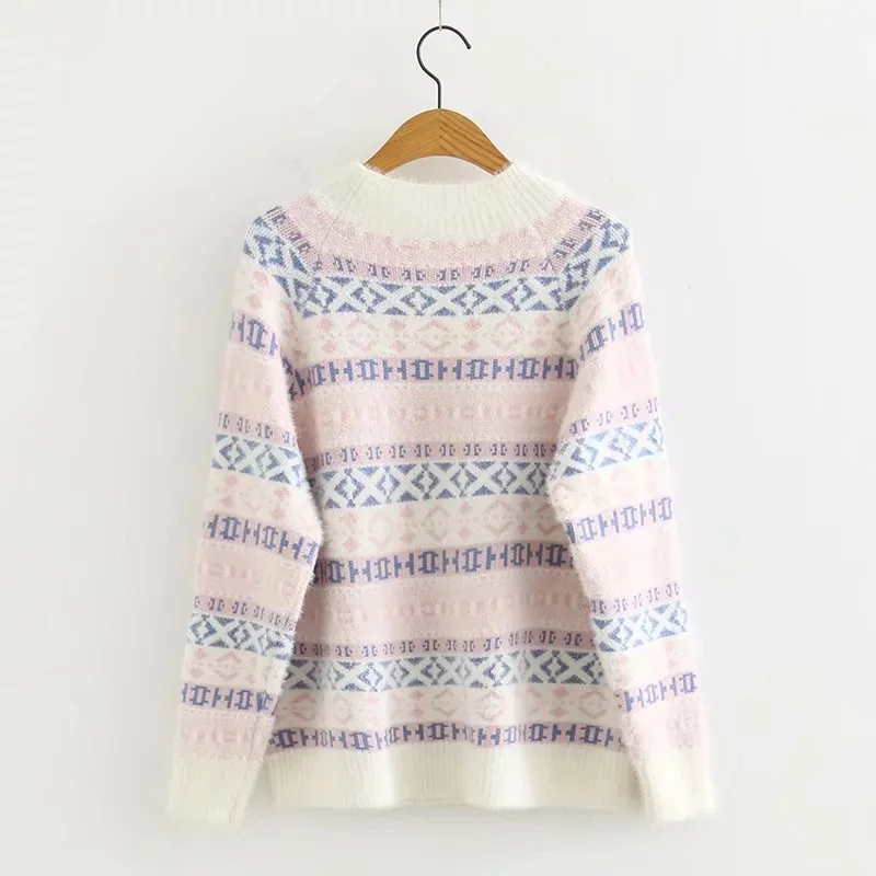 Women Clothes 2019 Autumn and Winter Clothes Women Sweater Mohair Vintage Pullover Round Neck Sweater
Women Clothes 2019 Autumn and Winter Clothes Women Sweater Mohair Vintage Pullover Round Neck Sweater