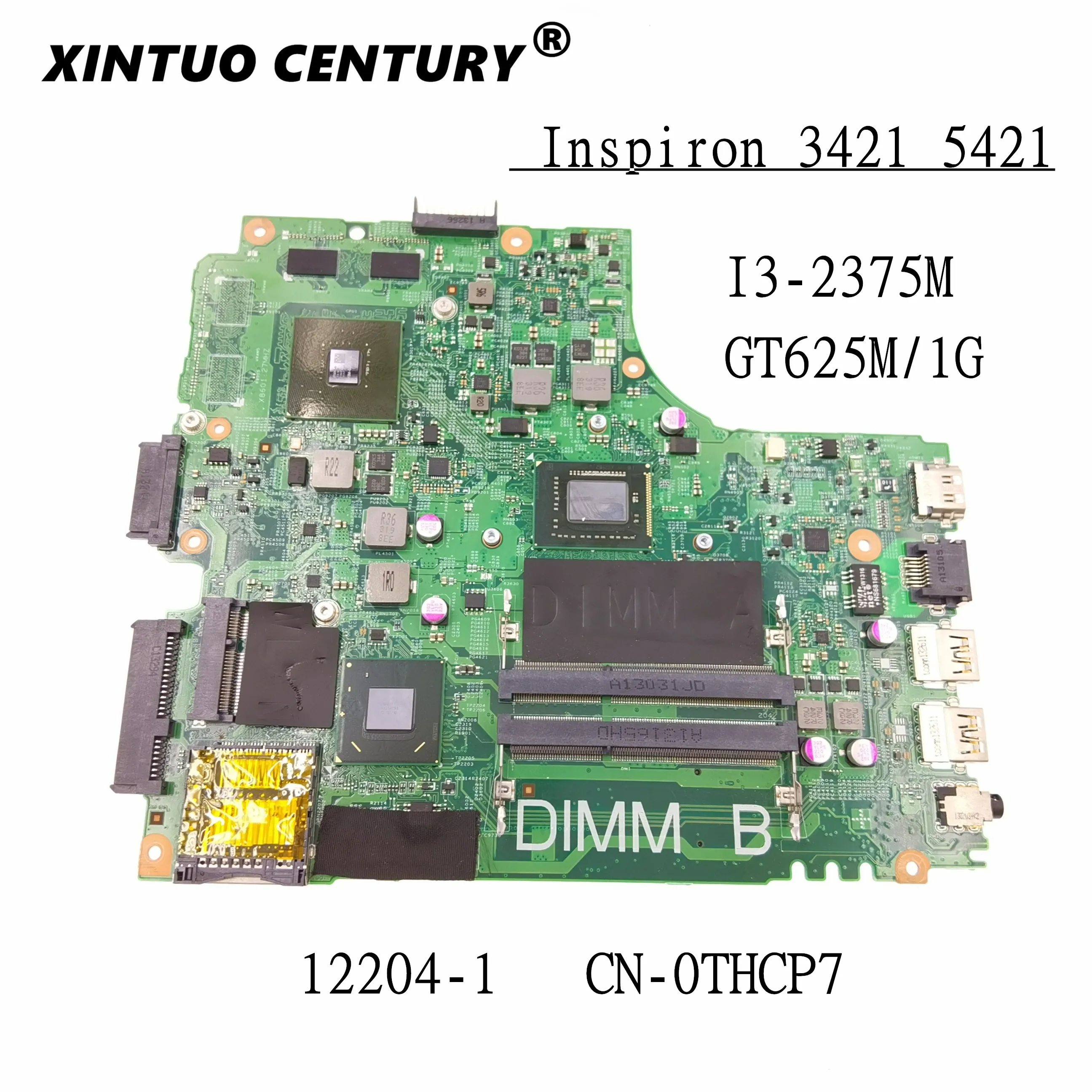 Для INSPIRON 2421 3421 5421 Материнская плата ноутбука GT625M/1G CN-0THCP7 0THCP7 THCP7 12204-1 с SR0U4 I3-2375M Процессор 100% полностью протестирована
Для INSPIRON 2421 3421 5421 Материнская плата ноутбука GT625M/1G CN-0THCP7 0THCP7 THCP7 12204-1 с SR0U4 I3-2375M Процессор 100% полностью протестирована