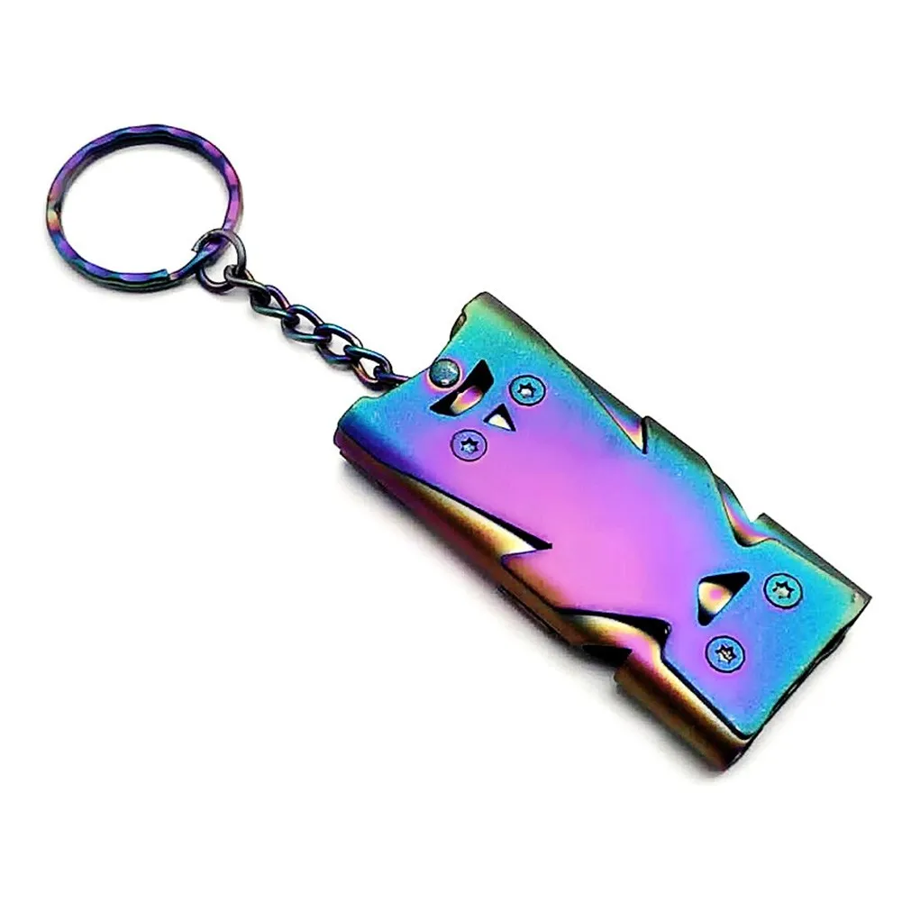 Outdoors High Decibel Portable Keychain Whistle Triple Pipe SOS Survival Whistle Outdoor Survival Keychain Survival Tool
Outdoors High Decibel Portable Keychain Whistle Triple Pipe SOS Survival Whistle Outdoor Survival Keychain Survival Tool