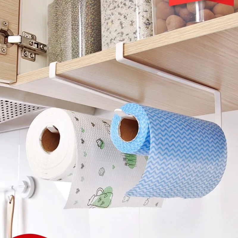 Kitchen Paper Towel Hanger Non Perforated Oil Absorbing Paper Hanger Cabinet Roll Paper Special Fresh-keeping Film Storage Rack
Kitchen Paper Towel Hanger Non Perforated Oil Absorbing Paper Hanger Cabinet Roll Paper Special Fresh-keeping Film Storage Rack