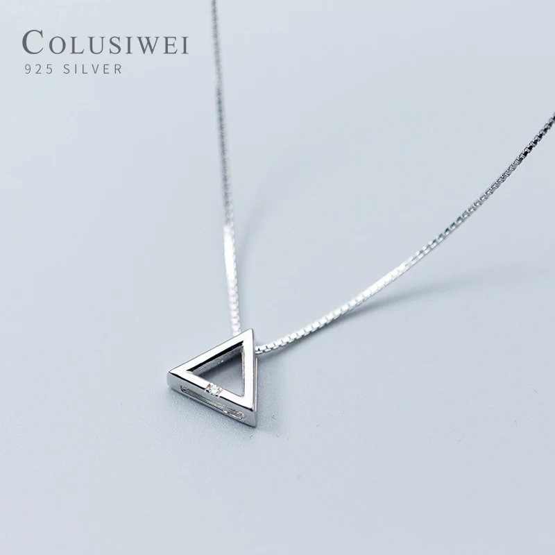 Colusiwei, классический, серебро 925 пробы, прозрачный, CZ, простой, геометрический, треугольный, крошечный кулон для женщин, цепочка, ожерелье, хорошее ювелирное изделие
Colusiwei, классический, серебро 925 пробы, прозрачный, CZ, простой, геометрический, треугольный, крошечный кулон для женщин, цепочка, ожерелье, хорошее ювелирное изделие