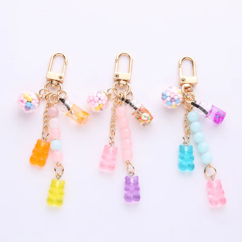 Ins Sweet Fruit Bottle Colorful Resin Bear Rainbow Color Gummy Car Keychain Women's Backpack Bag Decoration Pendant Jewelry Gift
Ins Sweet Fruit Bottle Colorful Resin Bear Rainbow Color Gummy Car Keychain Women's Backpack Bag Decoration Pendant Jewelry Gift
