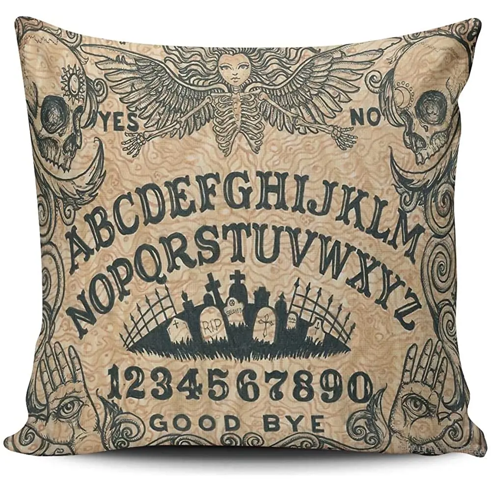 KEIBIKE Personalized Ouija Board Horror Movie European Square Decorative Pillowcases Design Zippered Throw Pillow Covers Cases
KEIBIKE Personalized Ouija Board Horror Movie European Square Decorative Pillowcases Design Zippered Throw Pillow Covers Cases