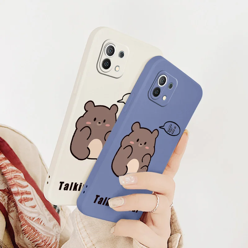 Cute For Xiaomi Mi 11 Ultra 11i 10T 9T Pro Case Bear Liquid Soft Cover 10 10S 9 8 lite Pro Poco F2 X2 F3 Pro Phone Case
Cute For Xiaomi Mi 11 Ultra 11i 10T 9T Pro Case Bear Liquid Soft Cover 10 10S 9 8 lite Pro Poco F2 X2 F3 Pro Phone Case