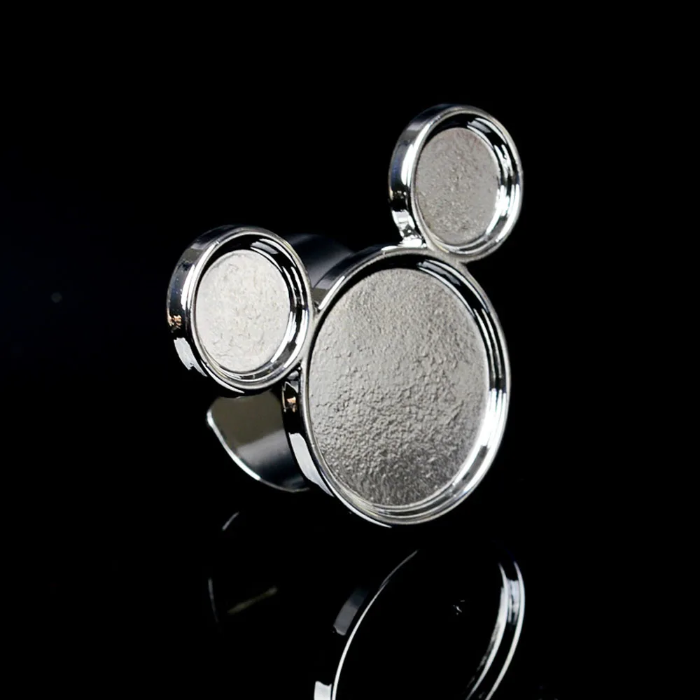 1 шт. металлическое кольцо с палитрой из нержавеющей стали для дизайна ногтей