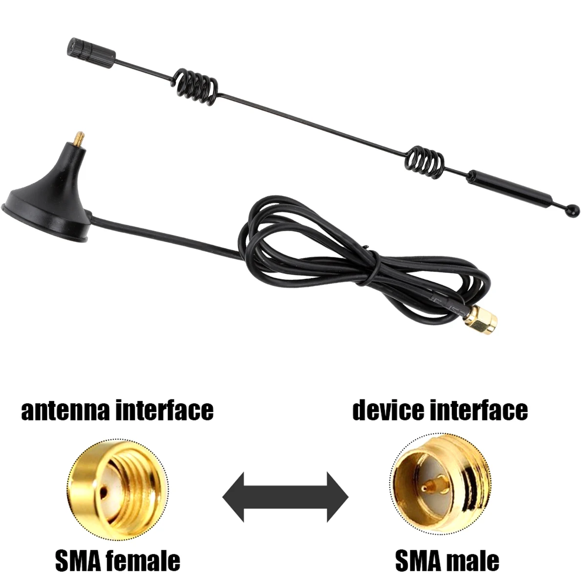 12DBi High Gain 2.4/5GHZ Dual-band Omnidirectional WIFI Router Double Helix Antenna 3 Meters
12DBi High Gain 2.4/5GHZ Dual-band Omnidirectional WIFI Router Double Helix Antenna 3 Meters