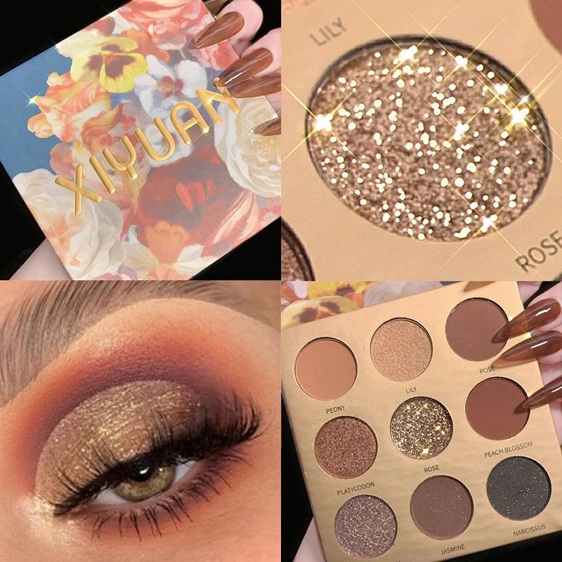 Waterproof Eyeshadow Palette 9 Colors Matte Shimmer Long Lasting Eyeshadow Pigment Diamond Glitter Nude Shimmer Pallete Makeup
Waterproof Eyeshadow Palette 9 Colors Matte Shimmer Long Lasting Eyeshadow Pigment Diamond Glitter Nude Shimmer Pallete Makeup
