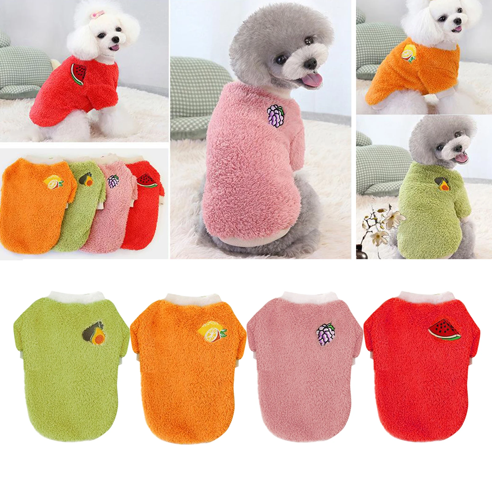 Puppy Dog Pet Clothes Warm Sweater Shirt Puppy Autumn Winter Coat Doggy Fashion Jumpsuit Apparel, Easy Put On And Take Off
Puppy Dog Pet Clothes Warm Sweater Shirt Puppy Autumn Winter Coat Doggy Fashion Jumpsuit Apparel, Easy Put On And Take Off