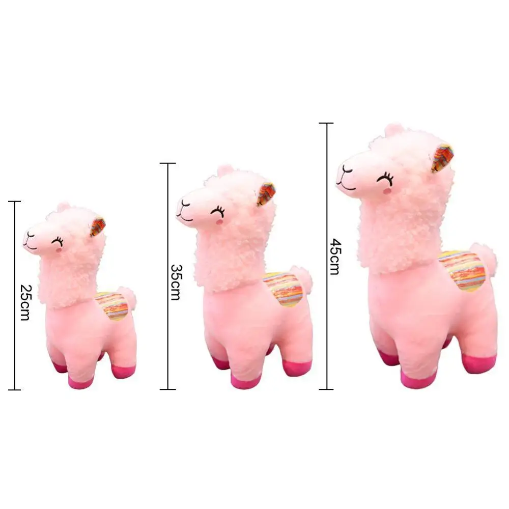 25/35/45cm Lovely Alpaca Llama Plush Toy Animal Stuffed 4Colors Soft Gifts Animal For Kids Dolls Sheep Xmas Girls Birthday Z3B5
25/35/45cm Lovely Alpaca Llama Plush Toy Animal Stuffed 4Colors Soft Gifts Animal For Kids Dolls Sheep Xmas Girls Birthday Z3B5