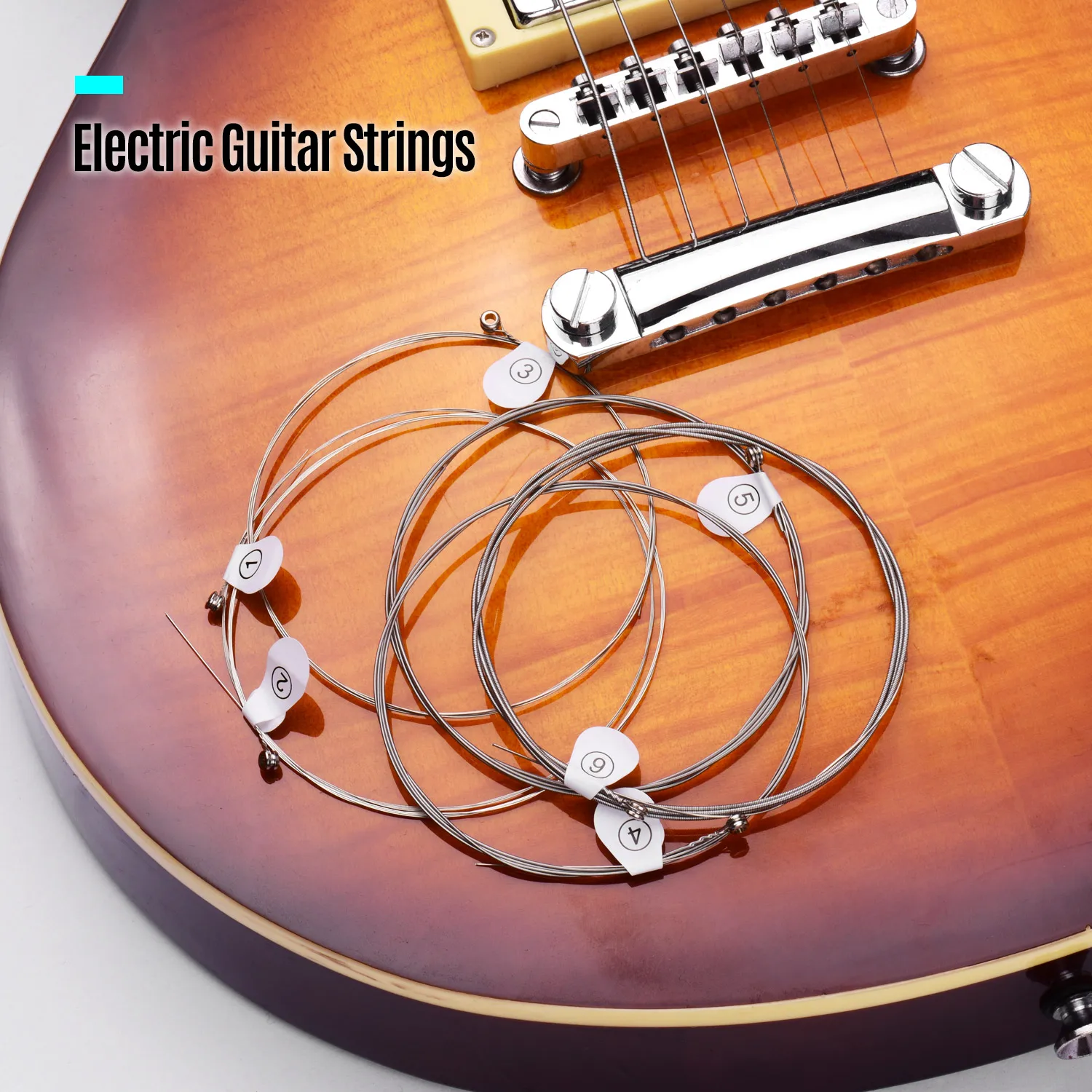 Electric Guitar Strings Hexagon Alloy Wire Nickel Wound Bright Corrosion Resistant 6 Strings Set (.010-.046) Extra Light Special 
Electric Guitar Strings Hexagon Alloy Wire Nickel Wound Bright Corrosion Resistant 6 Strings Set (.010-.046) Extra Light Special