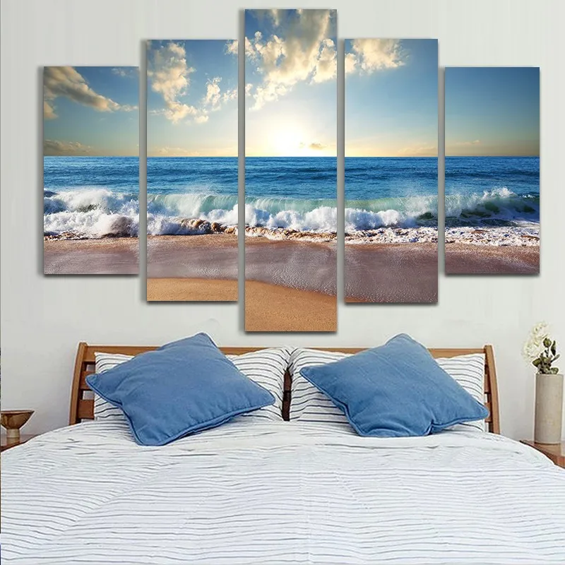 5PCS Beautiful Summer Beach Modern Landscape Photography Oil Painting HD Print Art Poster Living Room Home Decoration Frameless
5PCS Beautiful Summer Beach Modern Landscape Photography Oil Painting HD Print Art Poster Living Room Home Decoration Frameless