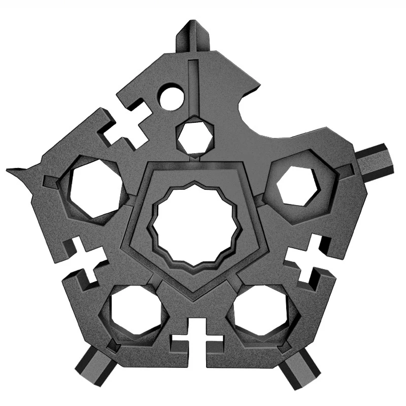 23- in-1 Pentagonal Pocket Tool Portable Outdoor Tool Snowflakes Handy Tool For Outdoor Indoor ASD88
23- in-1 Pentagonal Pocket Tool Portable Outdoor Tool Snowflakes Handy Tool For Outdoor Indoor ASD88
