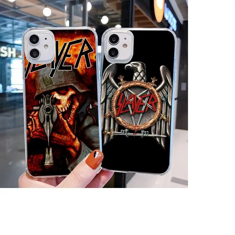 Slayer Rock Band Trend Etui Painting Phone Case For Clear-Iphone 5 5s se 6 6s 7 8 11 12 X Xs Xr Pro Plus Max Mini Cover
Slayer Rock Band Trend Etui Painting Phone Case For Clear-Iphone 5 5s se 6 6s 7 8 11 12 X Xs Xr Pro Plus Max Mini Cover
