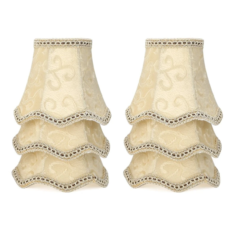 Modern European Wall Lamp Candle Chandelier Lamp Shade Chandelier Accessories Suitable for Crystal Candle Chandelier Apricot Col
Modern European Wall Lamp Candle Chandelier Lamp Shade Chandelier Accessories Suitable for Crystal Candle Chandelier Apricot Col