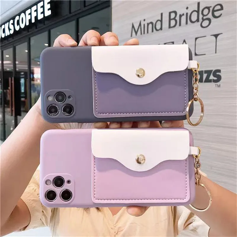 NEW Silicone Wallets Phone Case For iPhone 12 13Pro Max 11 Pro Max 2021 X XR XS Max 7 8 Plus 12 Mini Card Soft Back Cover
NEW Silicone Wallets Phone Case For iPhone 12 13Pro Max 11 Pro Max 2021 X XR XS Max 7 8 Plus 12 Mini Card Soft Back Cover