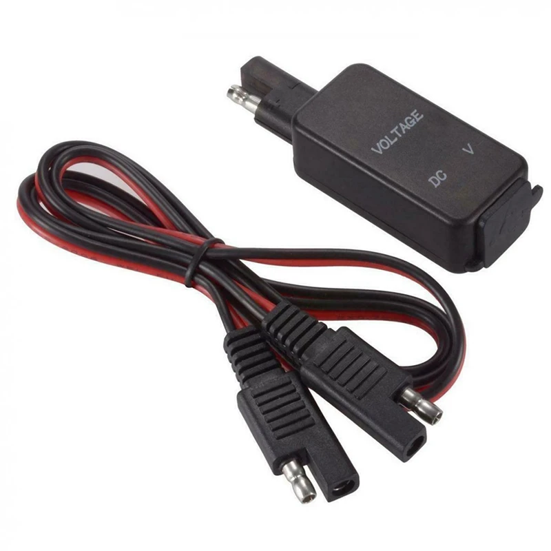 SAE to USB Adapter with Voltmeter Motorcycle Quick Disconnect Plug with Waterproof Dual USB Charger for Phone Tablet GPS
SAE to USB Adapter with Voltmeter Motorcycle Quick Disconnect Plug with Waterproof Dual USB Charger for Phone Tablet GPS