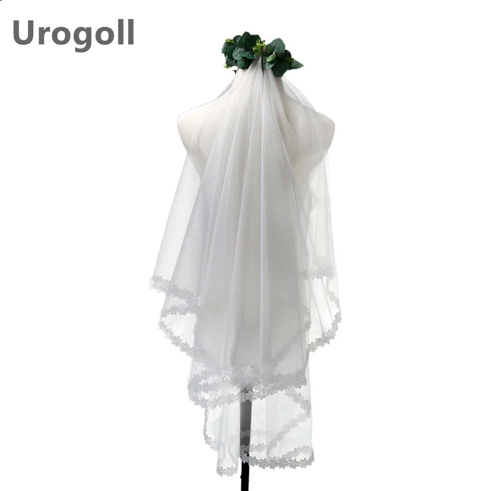 Trendy Wedding Veil Wedding Accessories Veil Women Bride Veil Lace Wedding Dress Veil Bride Headdress Flower Edge Veil For Party
Trendy Wedding Veil Wedding Accessories Veil Women Bride Veil Lace Wedding Dress Veil Bride Headdress Flower Edge Veil For Party