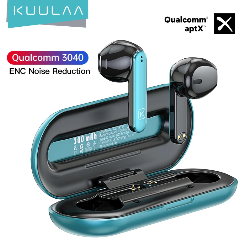 KUULAA QCC 3040 настоящие беспроводные наушники Bluetooth 5,2 ENC шумоподавление APTX HD стерео отпечаток пальца Touch IPX5 Водонепроницаемый беспроводные науш...
KUULAA QCC 3040 настоящие беспроводные наушники Bluetooth 5,2 ENC шумоподавление APTX HD стерео отпечаток пальца Touch IPX5 Водонепроницаемый беспроводные науш...
