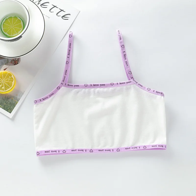 Pure cotton girls' bras, vests, underwear, student developmental children 8-14 years old girls
Pure cotton girls' bras, vests, underwear, student developmental children 8-14 years old girls