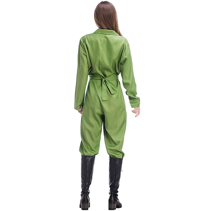 Sladuo Halloween Cosplay Army Green Female Pilot Suit Performance Costume Spring Autumn Winter
Sladuo Halloween Cosplay Army Green Female Pilot Suit Performance Costume Spring Autumn Winter