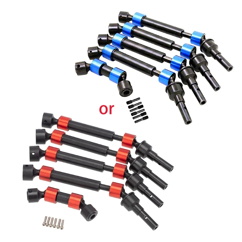 5pcs Drive Shafts Front Rear Drive Shaft Cvd for Scx10 Cc01 D90 D110 Rc Crawler Car Accessory Parts 03KD
5pcs Drive Shafts Front Rear Drive Shaft Cvd for Scx10 Cc01 D90 D110 Rc Crawler Car Accessory Parts 03KD