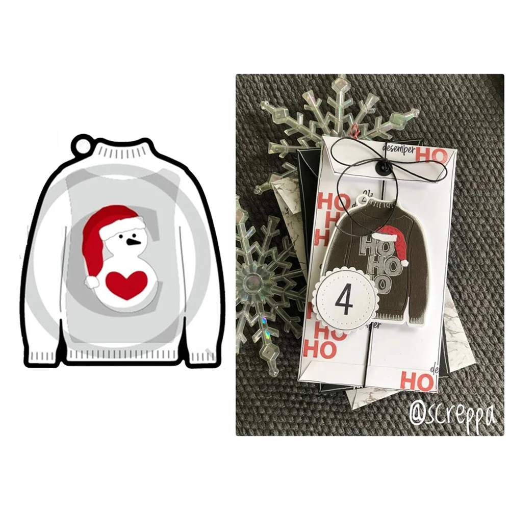 Exquisite Christmas T-shirt Stencil Scrapbooking Easter Craft Embossing Making Cuts Crafts Template Handmade Card
Exquisite Christmas T-shirt Stencil Scrapbooking Easter Craft Embossing Making Cuts Crafts Template Handmade Card