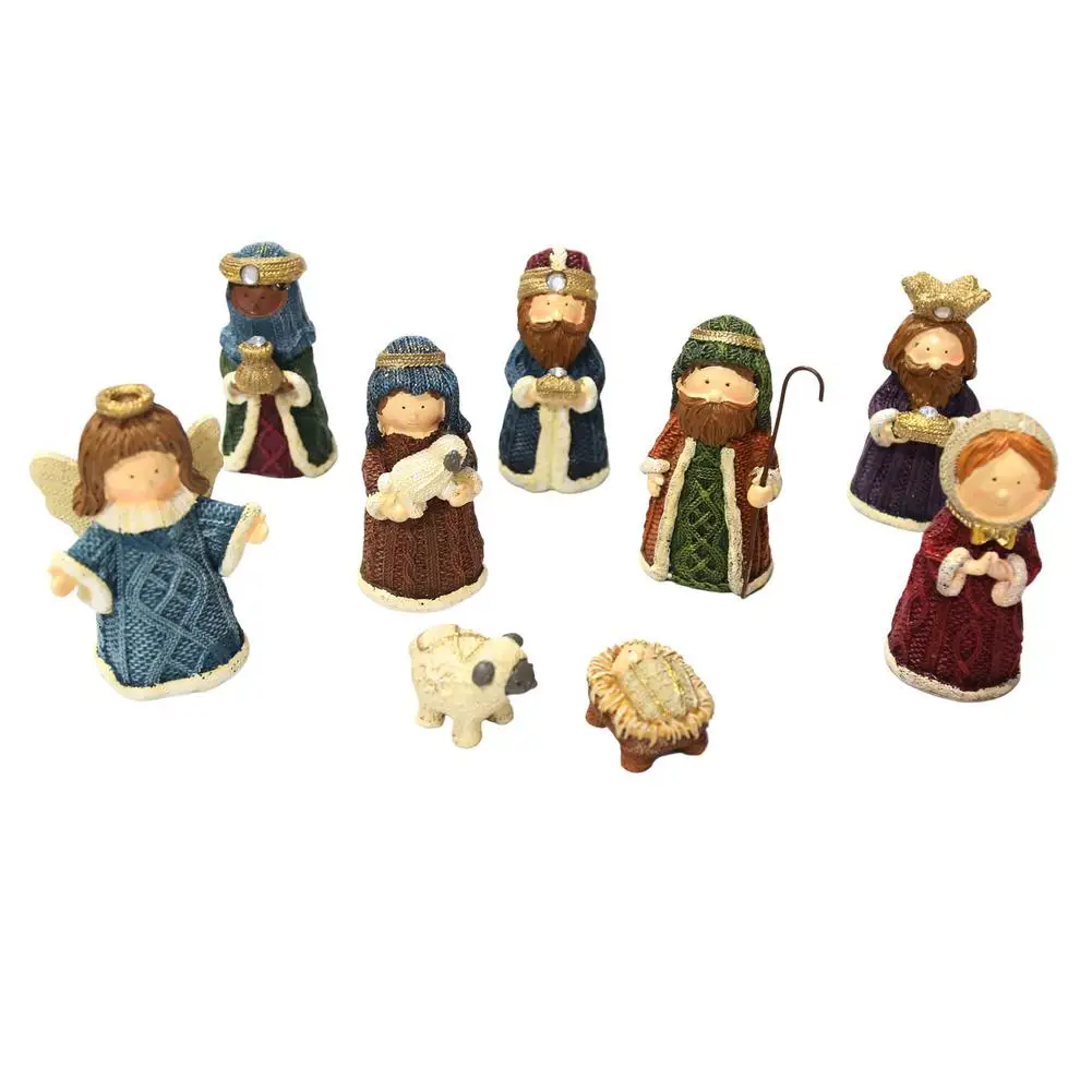 Christmas Nativity Figurine 9Pcs Christmas Crib Nativity Manger Figures Resin Christmas Decoration Gift Multicoloured Christia
Christmas Nativity Figurine 9Pcs Christmas Crib Nativity Manger Figures Resin Christmas Decoration Gift Multicoloured Christia