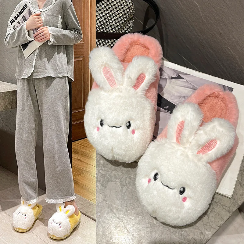 Women's Furry Cotton Slippers Slides Autumn and Winter Cartoon Cute Home Interior Women Shoes Soft Sandals Flip Flops Non-slip
Women's Furry Cotton Slippers Slides Autumn and Winter Cartoon Cute Home Interior Women Shoes Soft Sandals Flip Flops Non-slip
