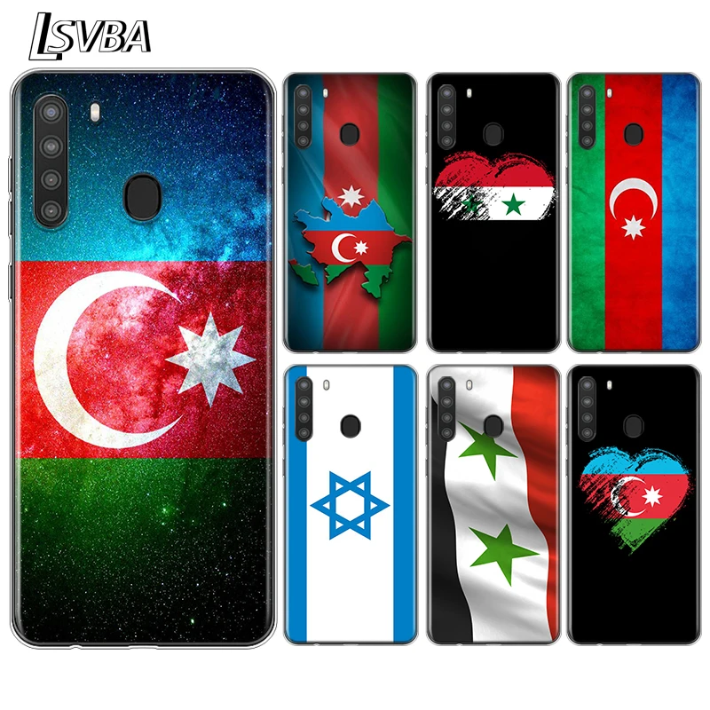 Азербайджан Сирии Израиль Флаг для Samsung Galaxy S20Ultra S20 плюс S10 Примечание 10 Lite A01 A11 A21