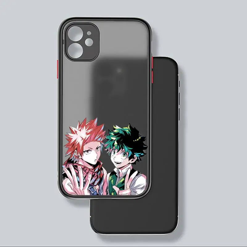My Hero Academia deku bakugou Boku Phone Case black matte transparent For iPhone 7 8 x xs xr 11 12 pro plus mini max Clear Funda
My Hero Academia deku bakugou Boku Phone Case black matte transparent For iPhone 7 8 x xs xr 11 12 pro plus mini max Clear Funda