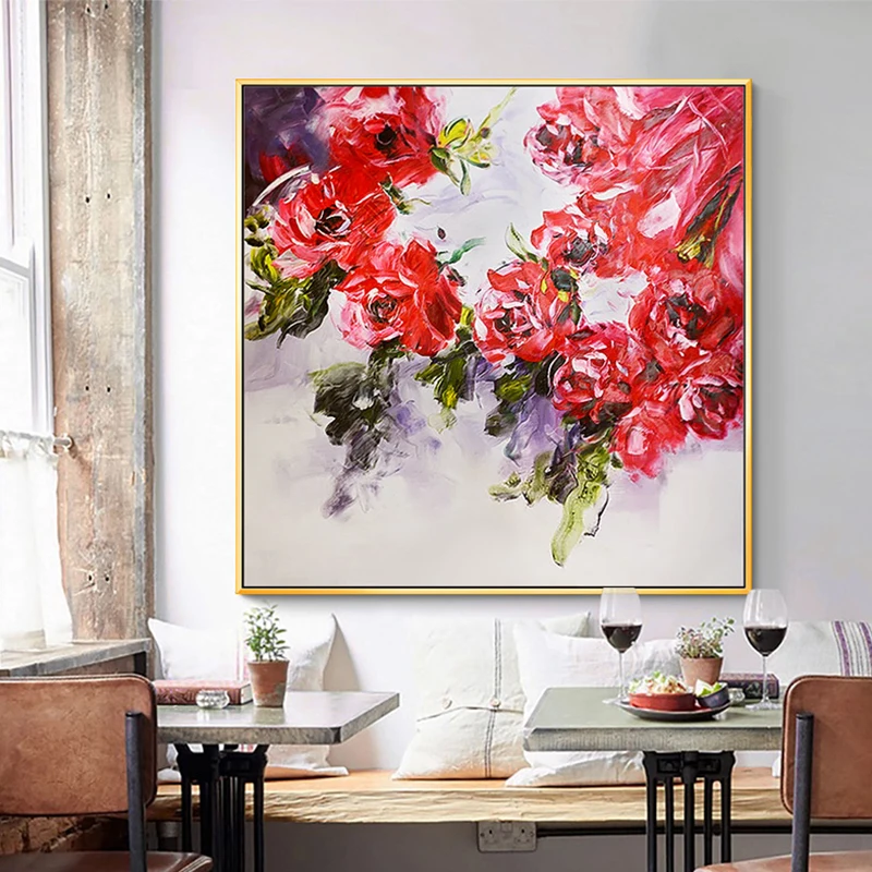 Oil Painting By 100% Handpainted Abstract Flower Canvas Painting Wall Art Pictures For Living Room Home Decor Gift Frameless
Oil Painting By 100% Handpainted Abstract Flower Canvas Painting Wall Art Pictures For Living Room Home Decor Gift Frameless