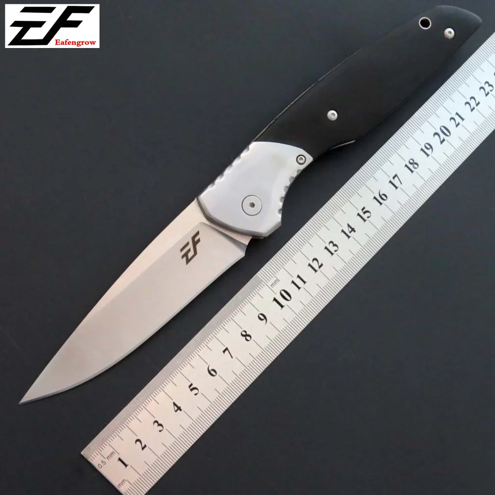 EF111 тактический складной нож D2 стальное лезвие + G10 стальной карманный для охоты и