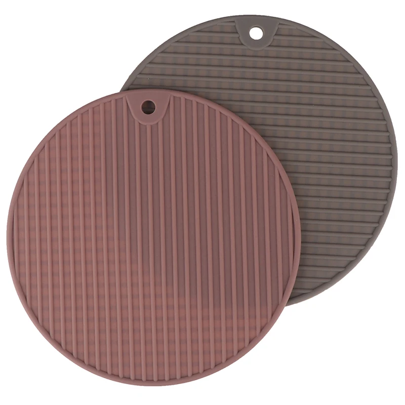 18*18 Cm Round Non-slip Heat Resistant Silicone Mat Drink Cup Coasters Pot Holder Table Placemat Kitchen Accessories Table Mats
18*18 Cm Round Non-slip Heat Resistant Silicone Mat Drink Cup Coasters Pot Holder Table Placemat Kitchen Accessories Table Mats