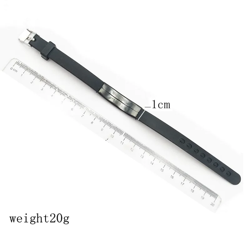 Silicone Stainless Steel Black Elbow Bracelet Lettering Multiple Choices Jewelry Bracelet Men And Women The Same Style
Silicone Stainless Steel Black Elbow Bracelet Lettering Multiple Choices Jewelry Bracelet Men And Women The Same Style