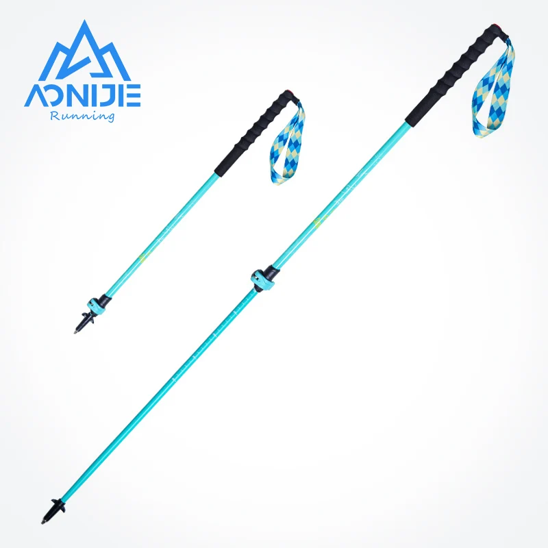 AONIJIE E4203 цельный Телескопический Сверхлегкий Быстрый замок треккинговые палки из