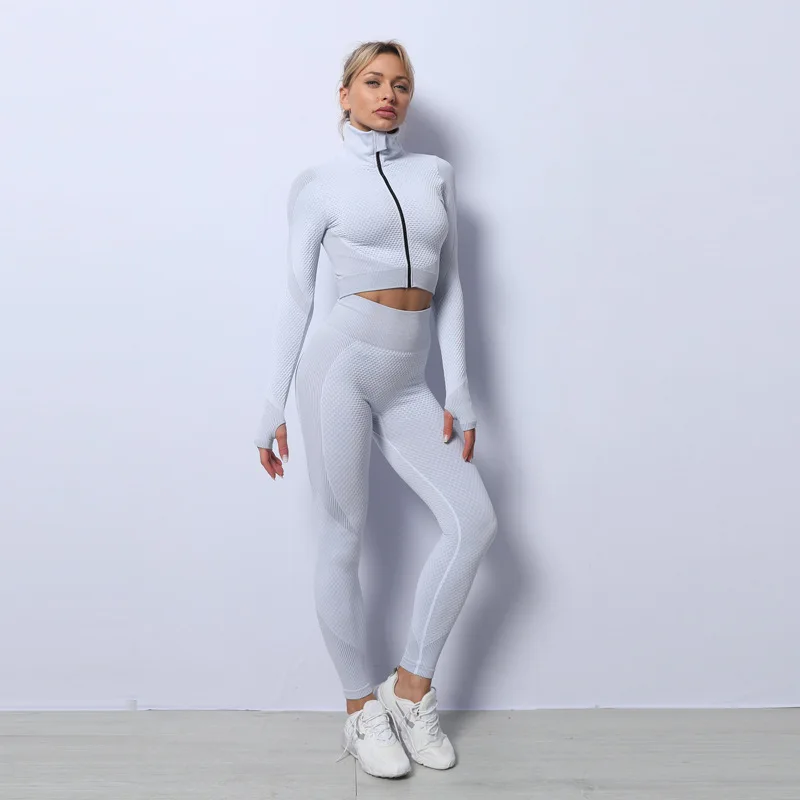 3-Piece Set Yoga Women's Sportswear Sutdoor Running Clothes Body Building Running Cycling
3-Piece Set Yoga Women's Sportswear Sutdoor Running Clothes Body Building Running Cycling