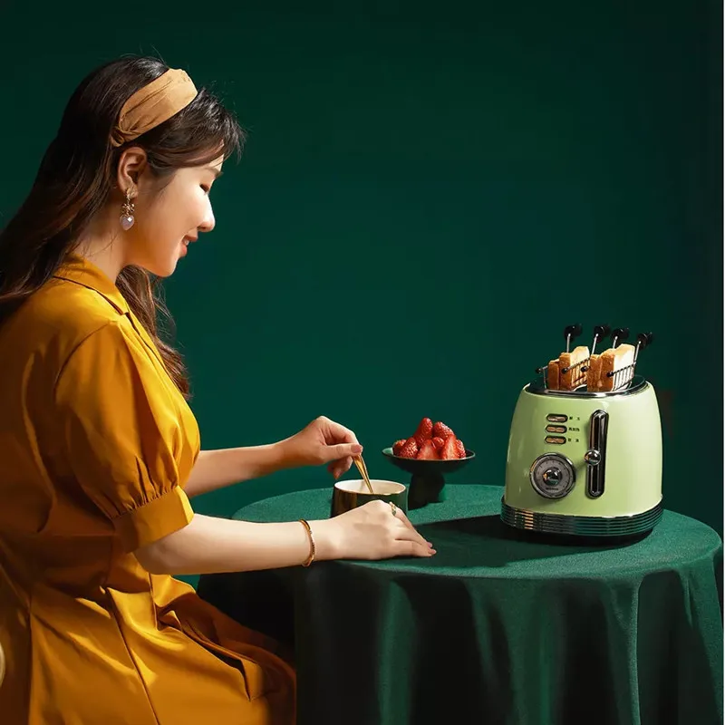 Кухонный тостер Xiaomi Mijia Qcooker ретро мини-тостер для завтрака жареный домашняя