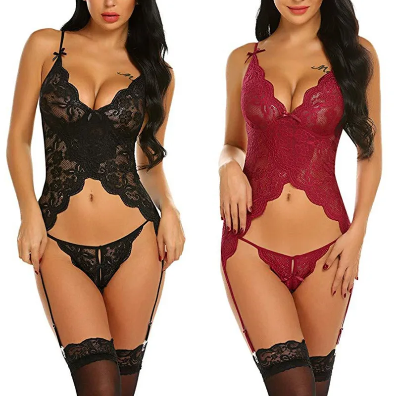 Teddy Lingerie Net Yarn Perspective Sexy Lingerie Bodysuits Garter Set Sexy Lingerie for Women Erotic Plus Size Costumes
Teddy Lingerie Net Yarn Perspective Sexy Lingerie Bodysuits Garter Set Sexy Lingerie for Women Erotic Plus Size Costumes