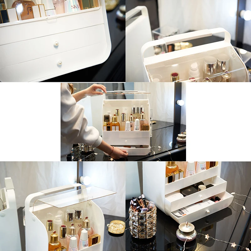 Portable Makeup Case Large Capacity Cosmetic Box Travel Organizer Drawer Type Waterproof Home Storage Boxs Jewelry Box
Portable Makeup Case Large Capacity Cosmetic Box Travel Organizer Drawer Type Waterproof Home Storage Boxs Jewelry Box