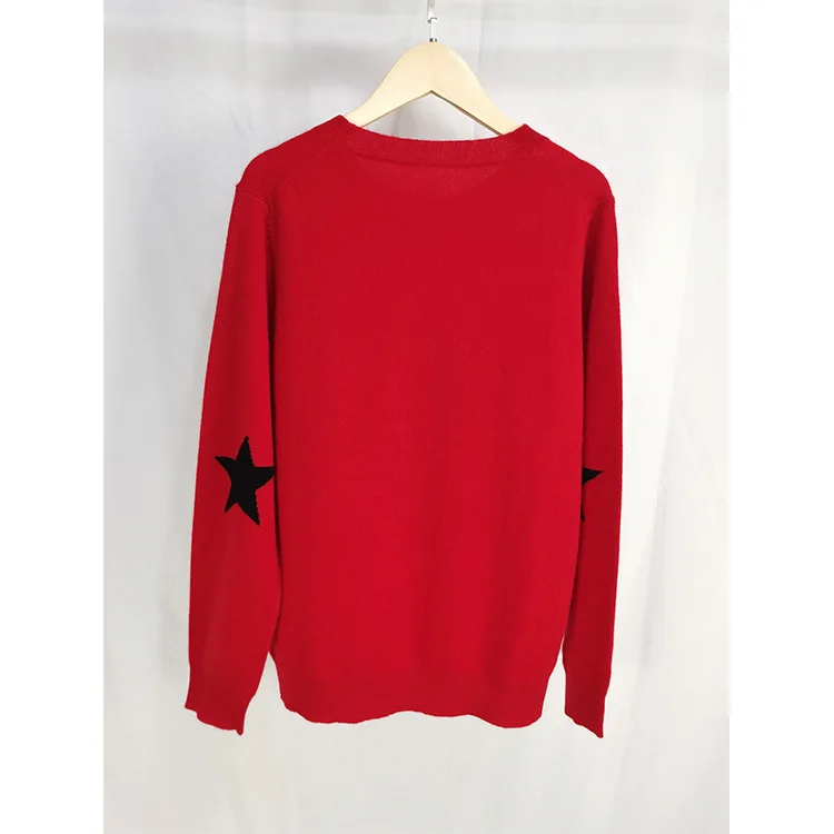 Women Red Sweater Lightning Pattern Letters Knitted New Autumn Winter Long Sleeve Pullover Top O-Neck Knitwear Jumper
Women Red Sweater Lightning Pattern Letters Knitted New Autumn Winter Long Sleeve Pullover Top O-Neck Knitwear Jumper
