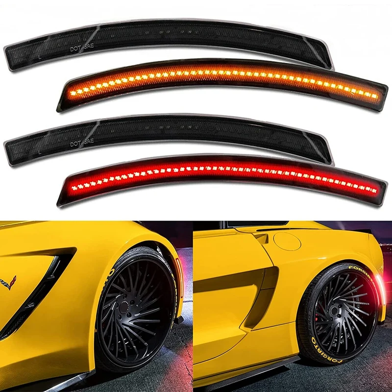 NewCar LED Side Marker Lights for Chevy Corvette C7 2014 2015 2016 2017 2018 2019 Turn Signal Light Lamp, Front & Rear
NewCar LED Side Marker Lights for Chevy Corvette C7 2014 2015 2016 2017 2018 2019 Turn Signal Light Lamp, Front & Rear